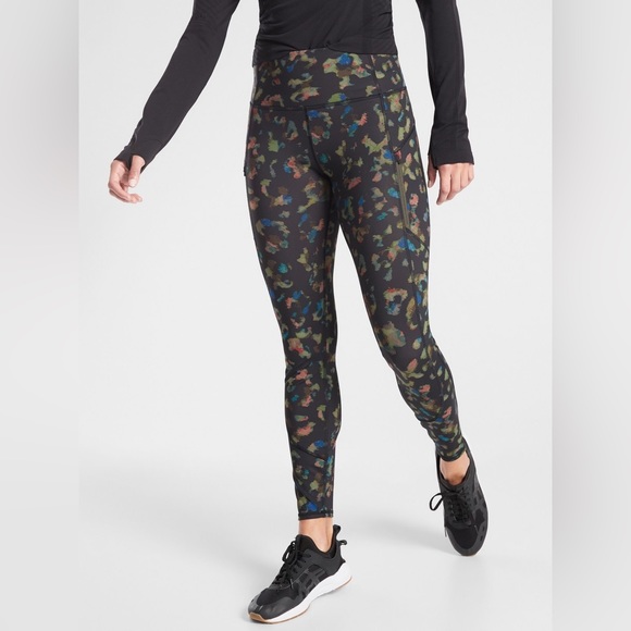 Athleta Ranier Leopard Tight Leggings - Picture 1 of 8